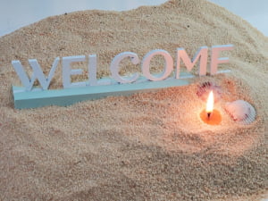 Welcome Candle