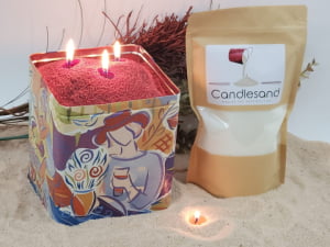 Sand Candle display
