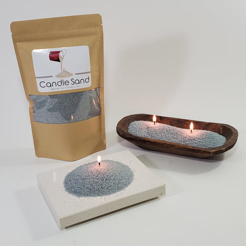 New color "Frost"- Candle Sand (Premium Quality), 2 wicks included