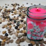 Candle Sand in glass jars