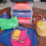 Craft granulated wax sand bucket