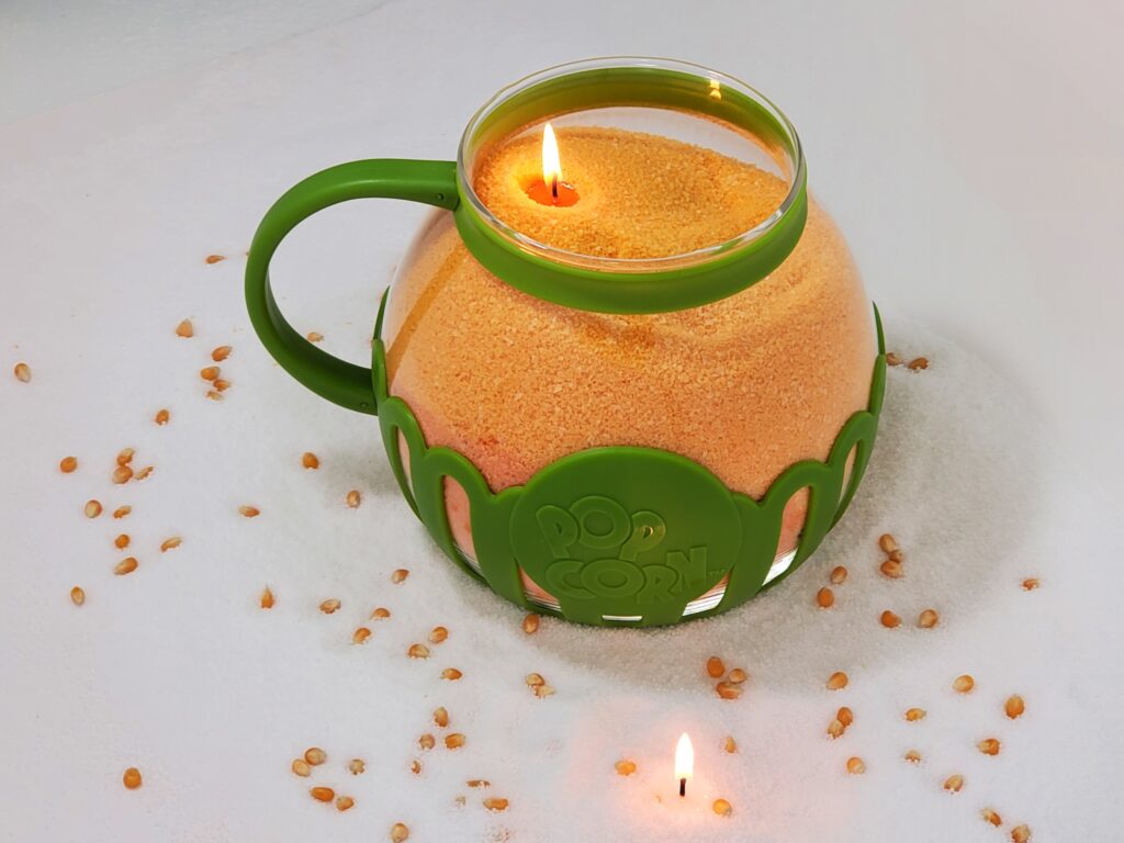 Candle sand wax