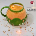 Candle sand wax