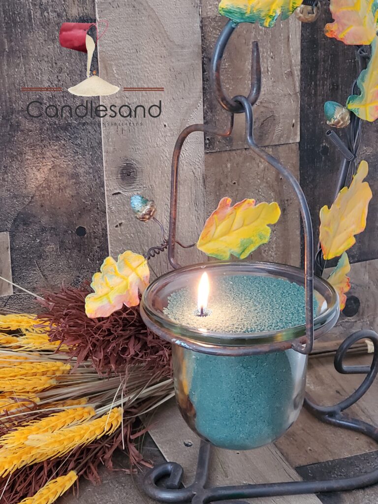 Fall is in the Air > DIY Fall Sand Candles